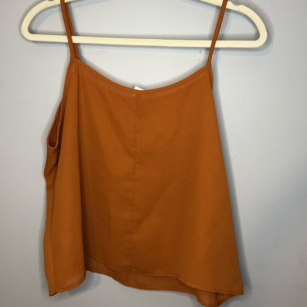MILLENA Women’s Tank Orange/Rust Size L